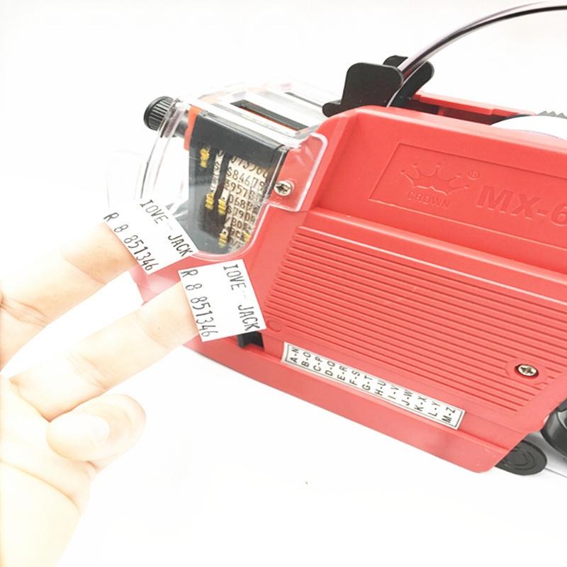 Пистолет для ценников ручной MX-6600, пластиковый, для розничного магазина, продуктового магазина