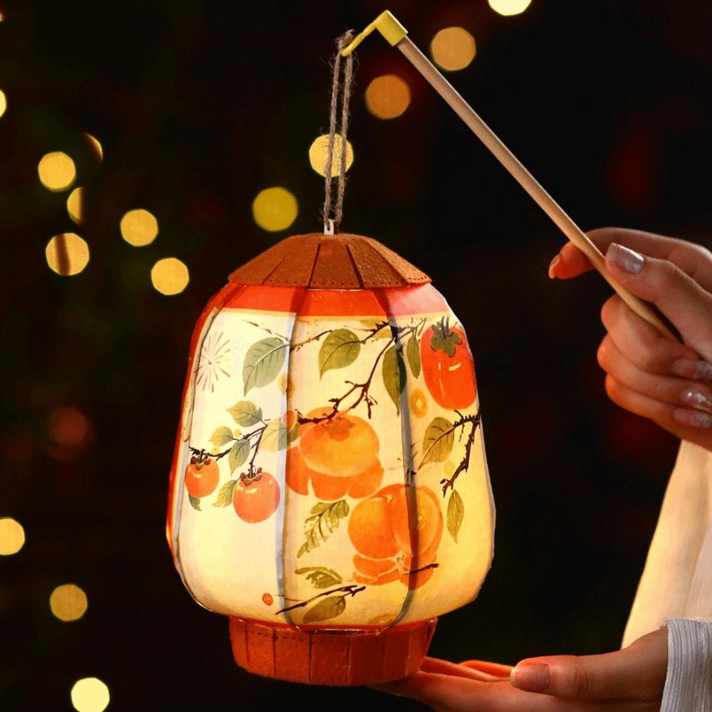 Good Luck New Year Lantern Traditional Handheld Lantern Ancient Style Lantern  New Year Celebration