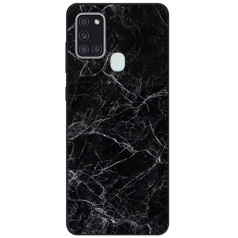 Для Samsung A21s SM-A217F/DSN Задняя крышка tpu Мягкий силиконовый чехол для телефона Для Samsung Galaxy A21s Чехол Мобильный телефон черный coque новый