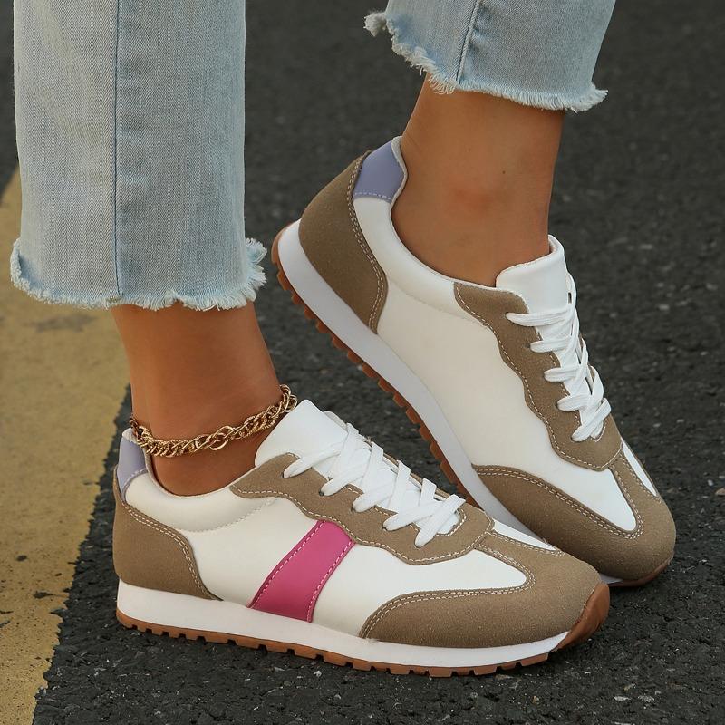 Модные женские кроссовки на платформе в стиле пэчворк повседневная спортивная обувь женская обувь для бега на открытом воздухе вулканизированная обувь Tenis Feminino Plus Size 43