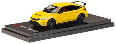 Hobby Japan HJ64 Масштаб 1/64 Honda Civic Type R (ФЛ5) желтый (Пользовательский цвет) Готовая модель HJ643063Y