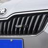 LKPP1 Car Front Grille Trunk Sticker VRS Emblem Badge Decal Accessories For Skoda Octavia Kodiaq Enyaq iV Kamiq Scala Superb Vision RS