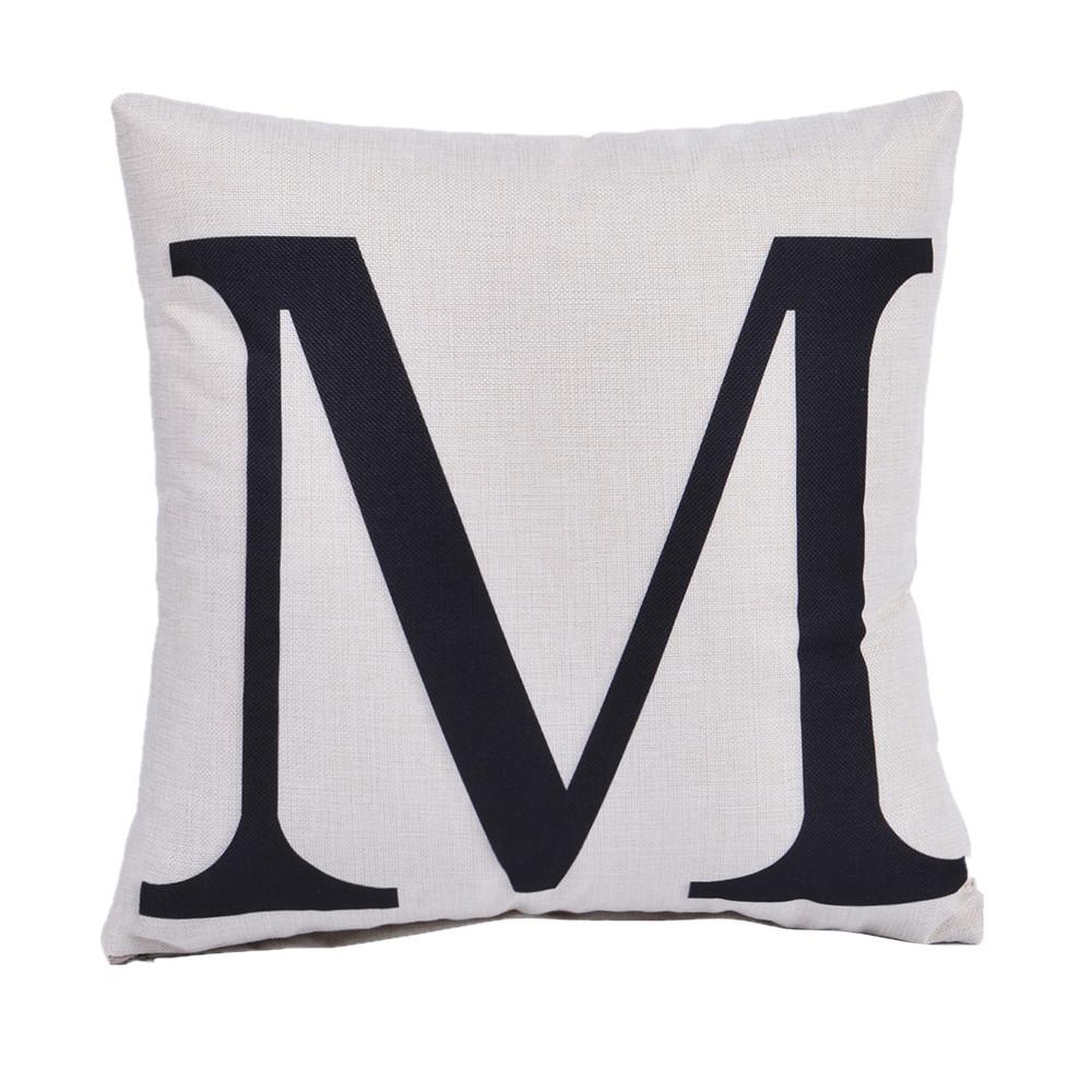 45x45cm Classical Geometric Plaid Cushion Cover Cotton Linen Home Living Room Bedroom Throw Pillow Case