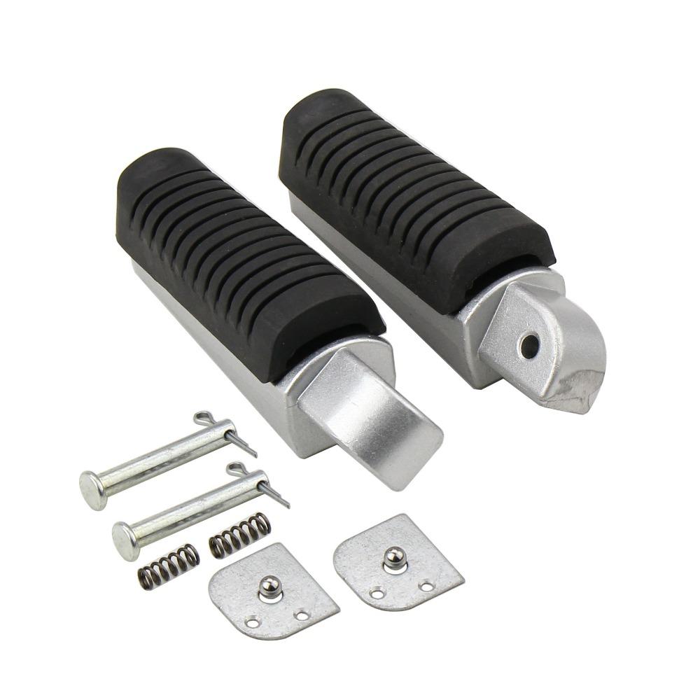 Aluminum Motorcycle Pedals Black Motorbike Foot Pegs Motorcycle Replacement Accessories