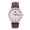 Мужские наручные часы ORIENT с кожаным ремешком OT7709ME