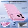 Роскошный блестящий чехол из мягкого ТПУ с бриллиантами для iPhone 18 Pro 17 Pro Max 16 15 14 13 12 11 Ударопрочный защитный чехол Funda