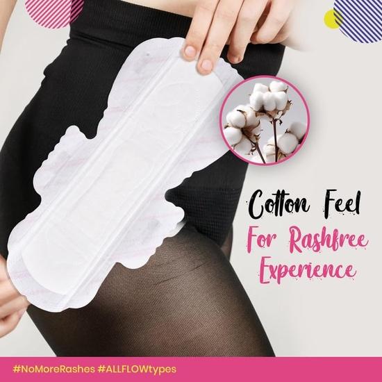 PINQ POLKA гигиенические прокладки для женщин | 10 прокладок XXXL 400MM | Премиум ультратонкие обильные выделения, для беременных | Органический хлопок мягкий без опрелостей