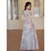 Super fairy evening dress women's 1011 new high-end banquet temperament high-end light luxury host adult ceremony art examination French style