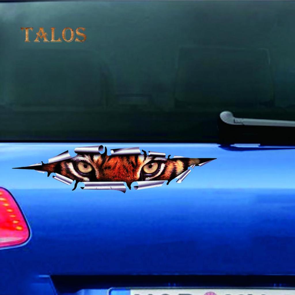 Funny Car Sticker 3D Peeking Animal Voyeur Reflective PET Decal Styling Decor Car's Goodsti