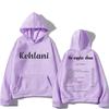 Худи Kehlani с длинным рукавом Харадзюку Флисовая толстовка