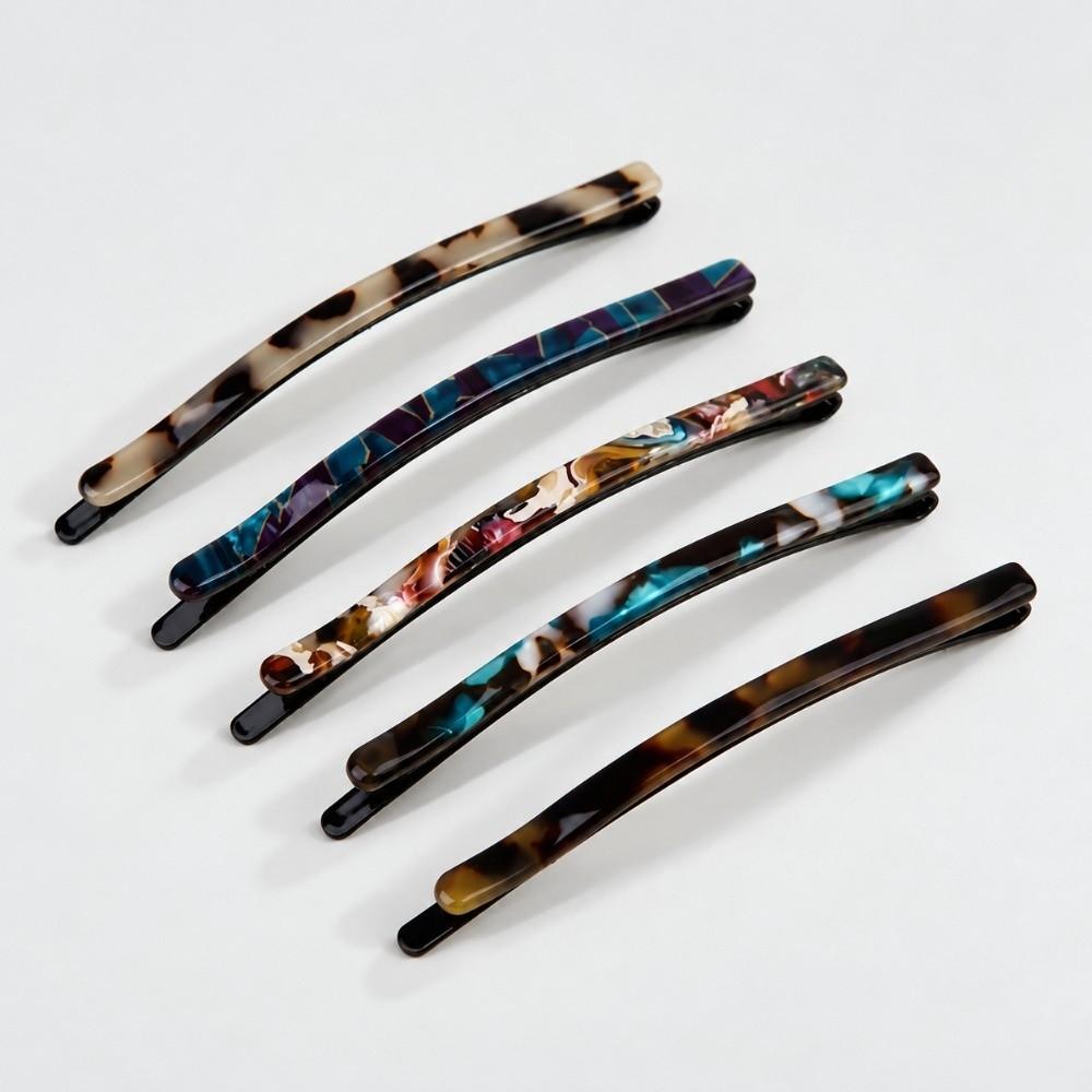 Acetate Material Hair Clip Non-Slip Design Bangs Clip Fashion Hair Barrettes for Women