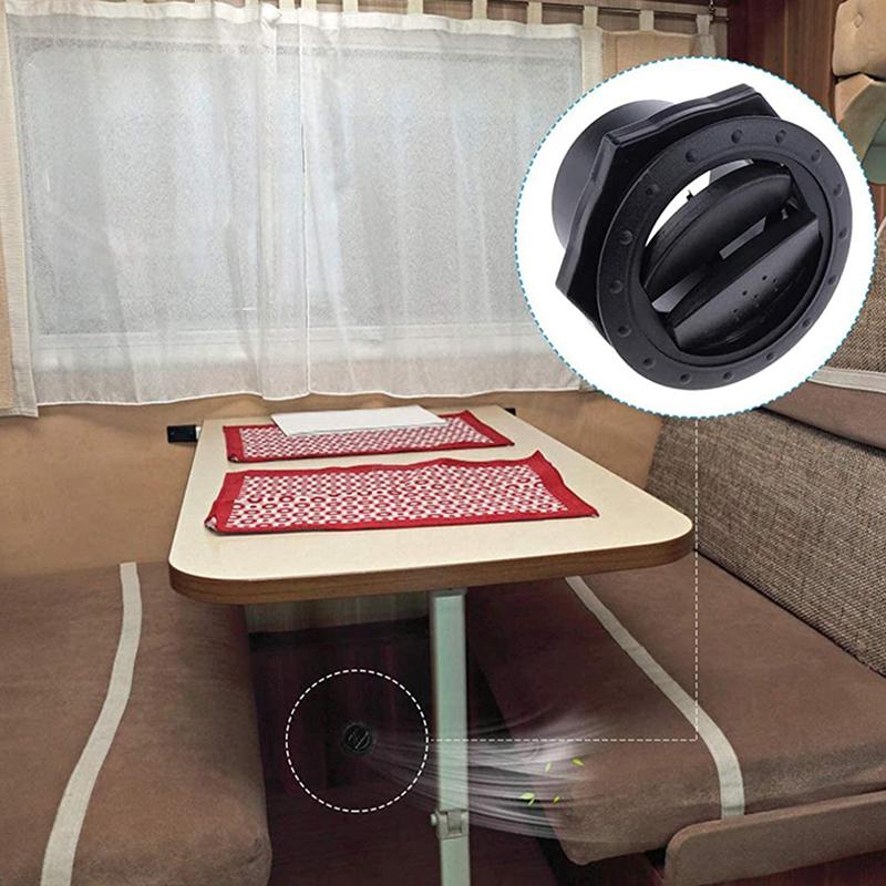 Dashboard Air Conditioning Outlet Deflector Diesel Heater Duct Ducting Air Vent Outlet For Rvs Buses Yachts Round Ac Deflector