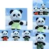 Cute And Cuddly Panda Plush Toy Pendant For Bags With High-quality Pp Cotton Fill