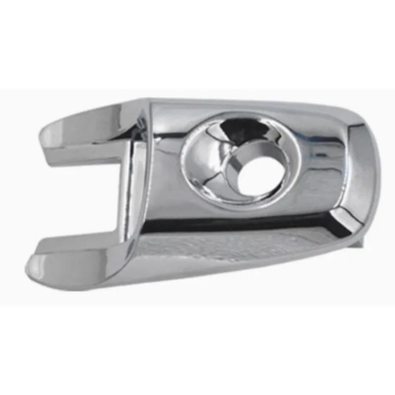 Front Rear Plated Outside Open Door Handle Covers Exterior Doors Puller Decorative Cap Ouside Gripper Small Cover for Ford Edge