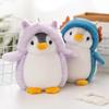 Costume Dress Penguin Plush Toy Birthday Present Soft Fabric Stuffed Animal  Penguin Transforms Into Dinosaur