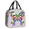 Custom OES Order Of The Eastern Star Thermal Insulated Lunch Bags Woman Portable Lunch Container for Work School Travel Food Box