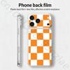 Клетчатый шахматный ТИКЕТ Наклейка Skin Wrap для iPhone 17 Pro/Pro max Защитная пленка для задней панели, рамки, камеры