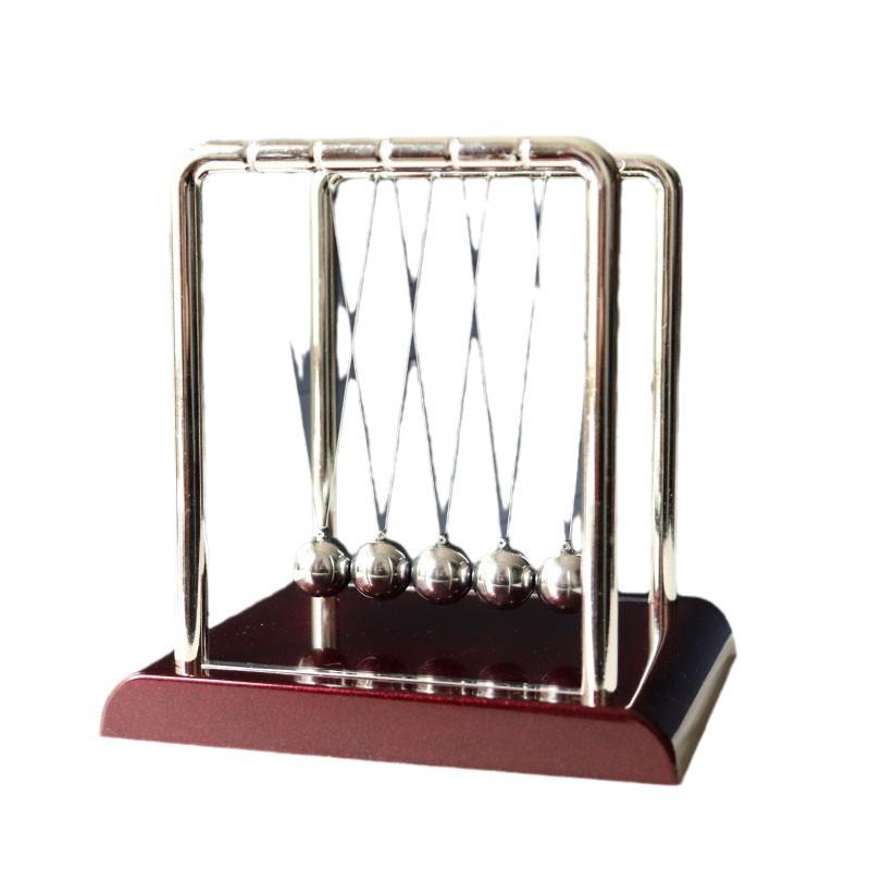 Classic Newton's Cradle Small Pendulum: Creative Physics Decompression Balance Toy