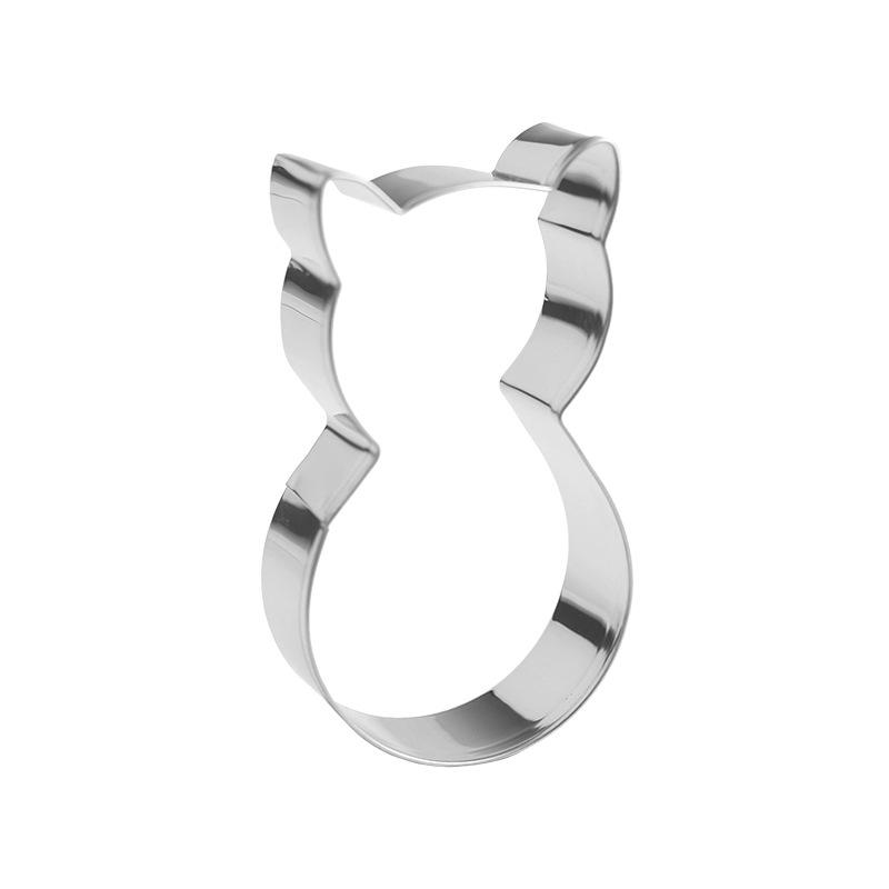 Набор формочек для печенья в виде кошек из нержавеющей стали, 9 штук, сделай сам, тисненые формы для выпечки.