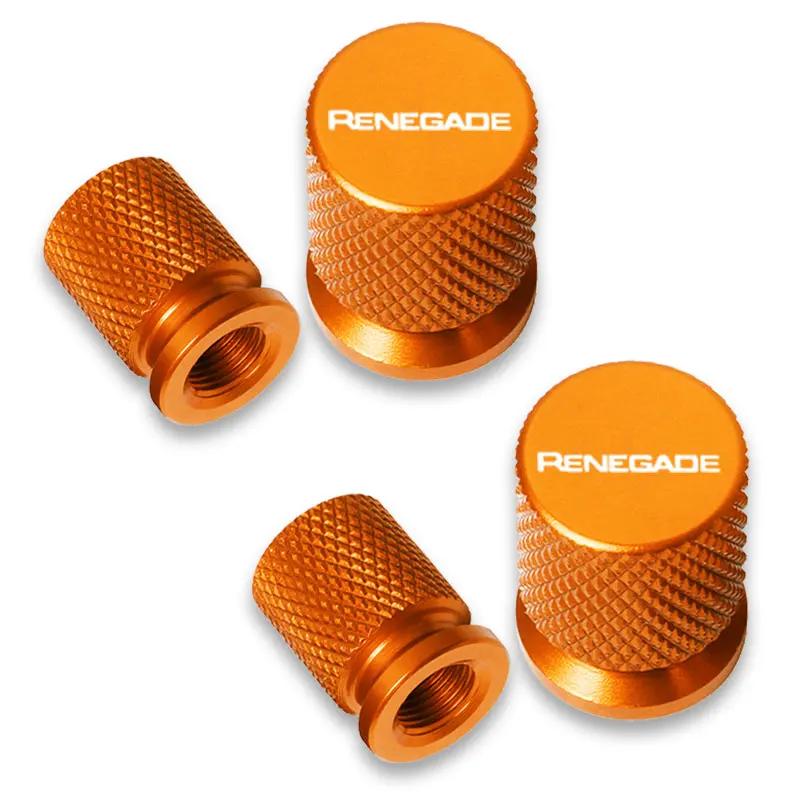 4pcs Car Wheel Tire Valve Caps Tyre Stem Covers Airdust Waterproof For Jeep Renegade Auto Accessories AMQ1