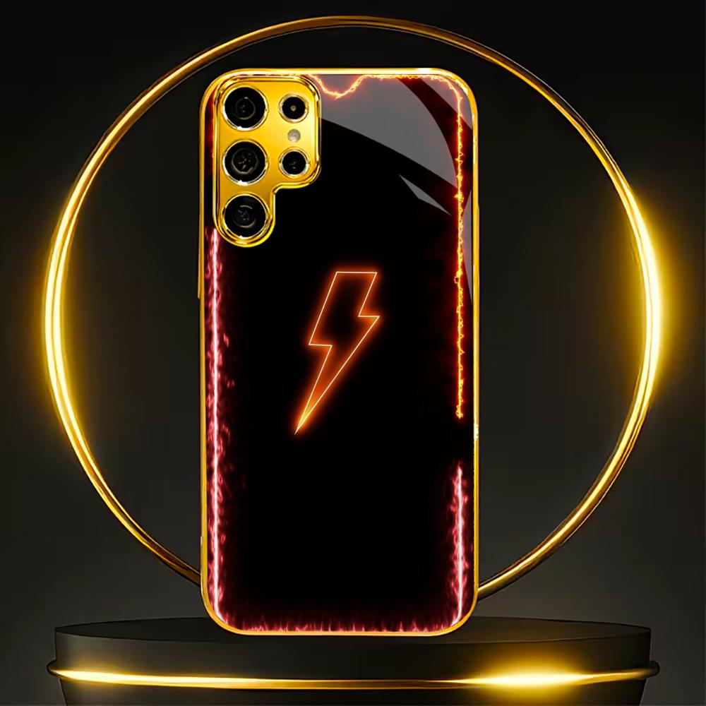 Модный чехол для телефона Lightning, новая модель-бестселлер, чехол для телефона, стеклянный чехол для телефона для Samsung Galaxy S26 S25 S24 S23 S22 FE, Ultra, Plus