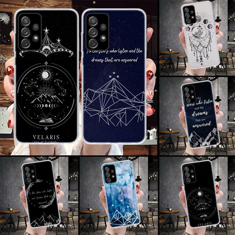 Двор Тумана и Ярости Сара Дж. Маас Мягкий Чехол для Телефона Для Samsung Galaxy S22 S23 S24 S25 Edge S26 Ultra S20 FE S21 Plus + Fundas Coq