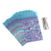 25Pcs Mermaid Party Gift Bags Candy Biscuit Packing Bag Mermaid Tail Treat Bag For Guest Girl Birthday Supplies Baby Shower