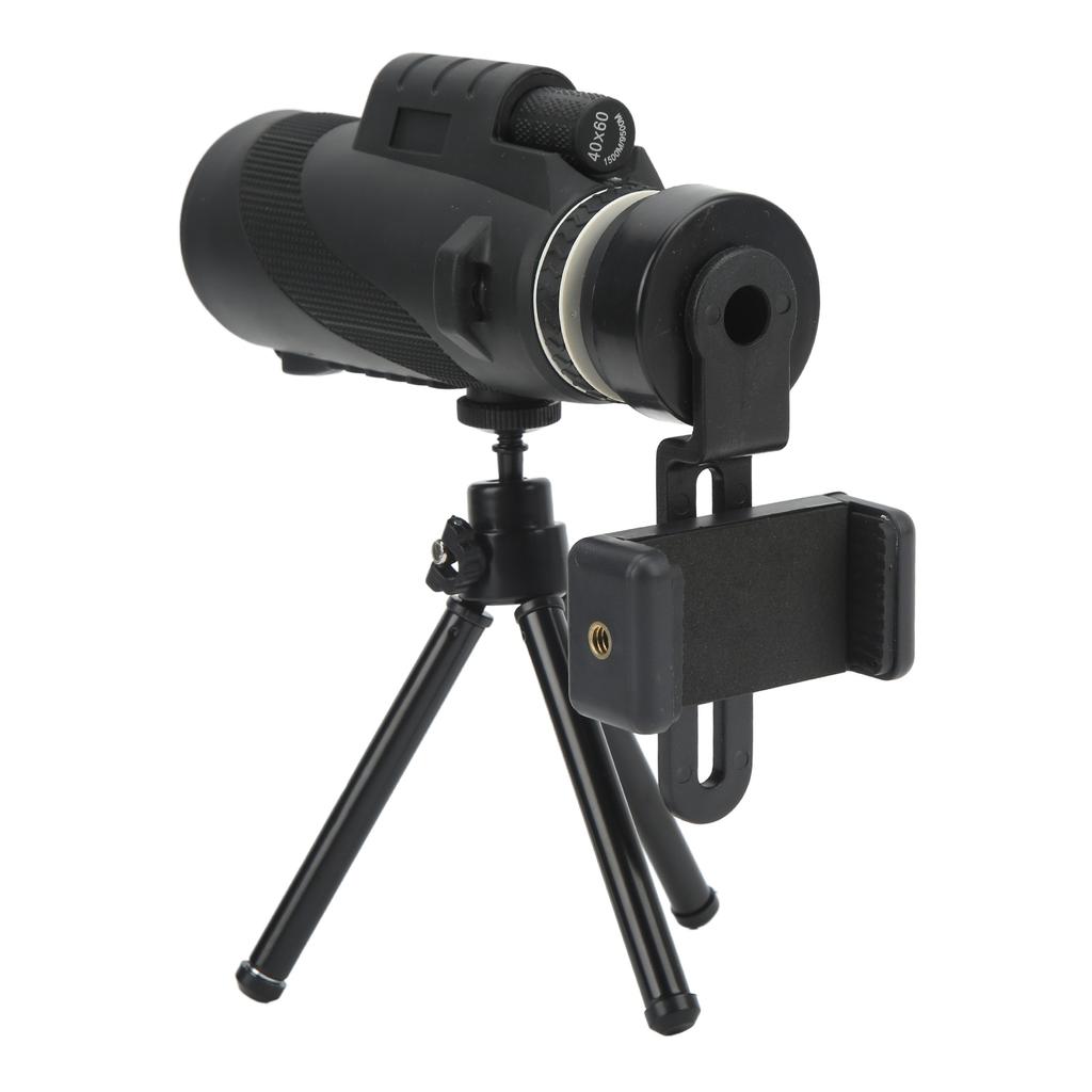 Monocular Telescope 40x60 Portable HD Stand Mobile Phone Camera Telescope with Tripod for Outdoor