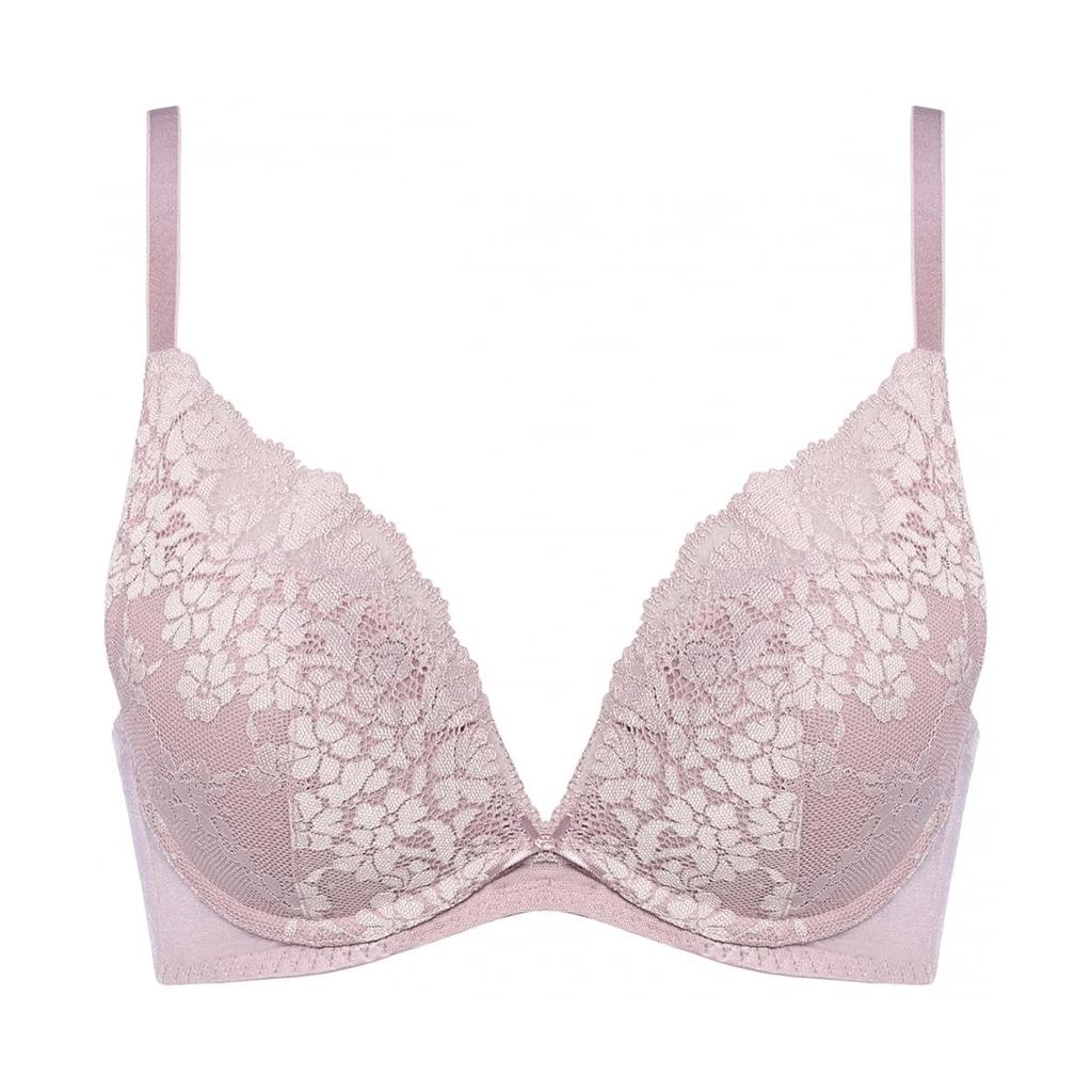 AMOSTYLE Dream Bra Deep V Bra Shorts Set Swinging Bouquet 6718 A70M Size [AMOSTYLE] & (Lilac Orchidee)