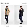 Navigare Men's Hooded Waterproof Mid-Length Outdoor Jacket