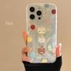 Colorful Dot Cartoon Mobile Phone Case Suitable for Apple 15 Feather Yarn Iphone16 Anti Fall 1214promax Laser