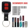 1/2/3/5 шт. SOMMER 4020 TX03-868-4 4026 4031 APERTO 4025 4021 Пульт дистанционного управления для гаражных ворот 868 МГц Открыватель ворот