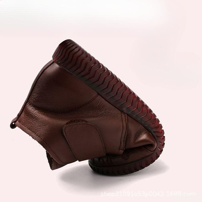 Winter Soft Soled Non Slip Flat Bottom Boots, Simple, Comfortable, Non Slip, Wear-resistant, Daily Casual Women's Short Boots