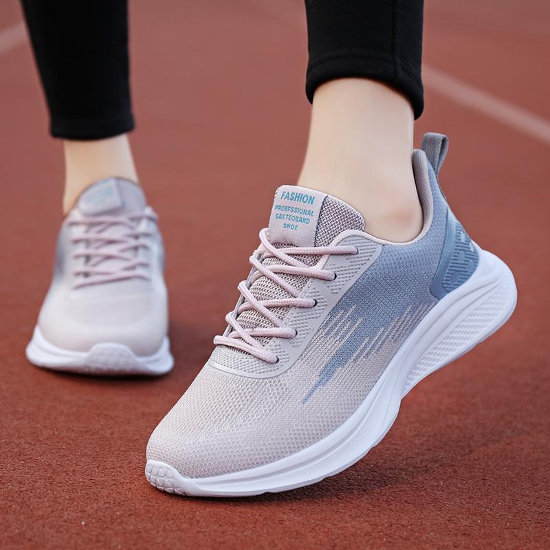 6 Colors Autumn Shoes Womens Running Shoes Breathable Sneakers