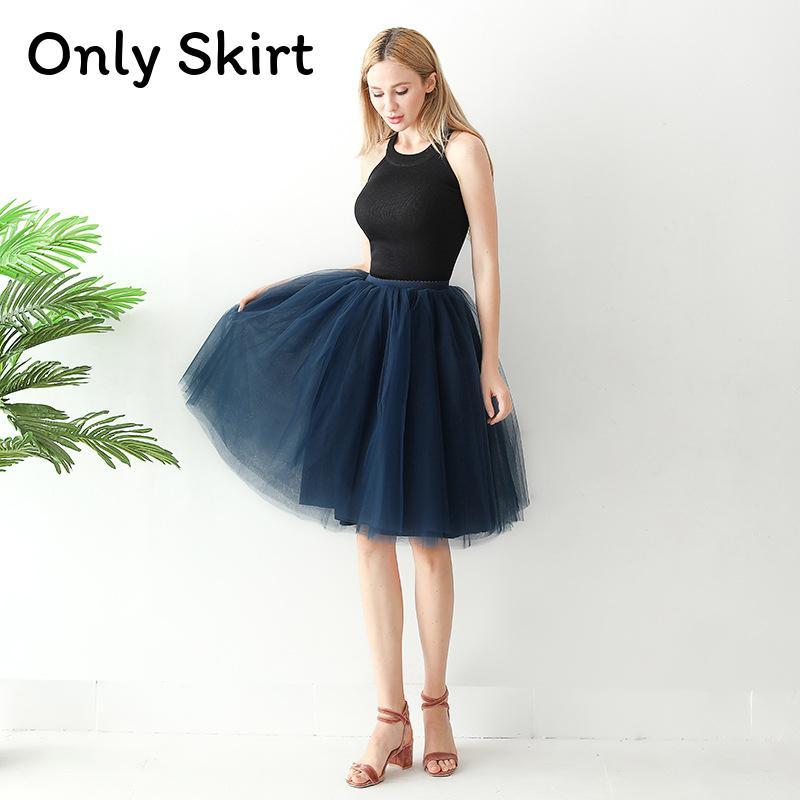 Gothic Tulle Skirt For Women With High Elastic Waist And Puff Design For Streetwear Style