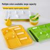 Durable Melamine 6-Compartment Canteen Tray
