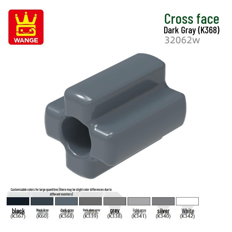 Строительные блоки Wange Cross Axle, Совместимы с мелкими деталями (87083, 32062W, 6587, 15462, 59426)