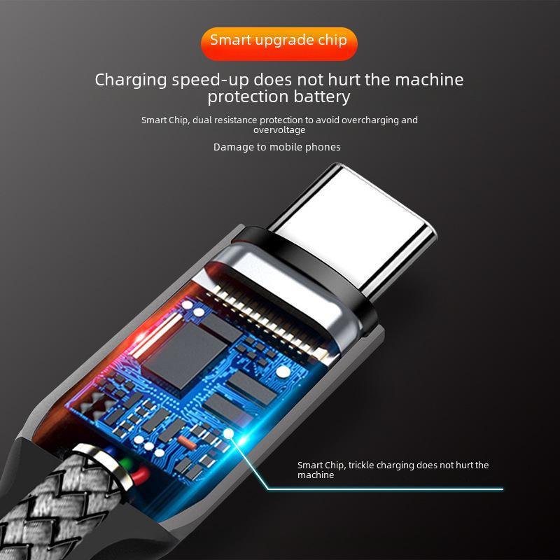 Fast Charge Type-C PD60W Cable for Samsung, Apple, Huawei, Xiaomi - Ideal for Mobile Phones and Notebooks.