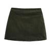 Kaslead New Arrival Women's Fashion Style Stylish Simple and Versatile Leisure Corduroy Mini Skirt