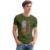 Hunting Shirts for Men USA T-Shirts Deer Hunter Dad Short Sleeve Tees