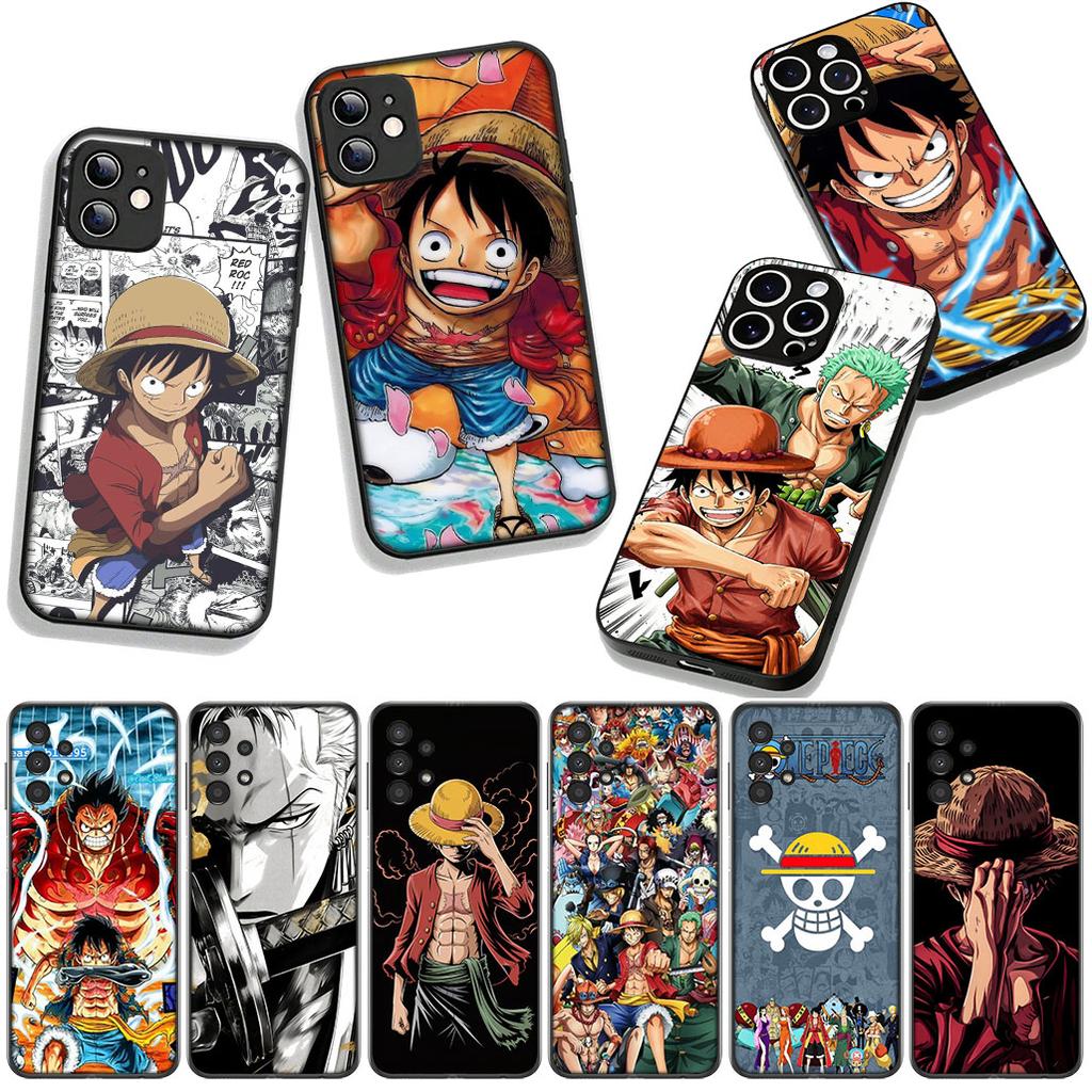Phone Cover Luffy One Sanji Piece Roronoa Zoro for Apple iPhone 16 15 14 Plus 13 12 Mini 17 Pro Max + ProMax 16E Air 15+ Case