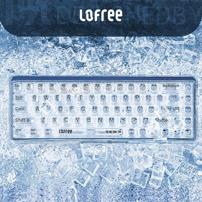 Беспроводная механическая клавиатура Lofree Transparent 1% с двумя режимами