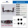 HEIGHTEN Baitcasting Reel Handle Chess Series 92mm Universal for SHIMANO DAIWA Abu Garcia black Handle black and Red Knob HT05902