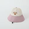 Breathable Children Fisherman Cap Summer Outdoor Sun Hat Cute Baby Bear Bucket Cap  Boys Girls