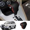 Для Hyundai Tucson 2005-2009 Черно-красная кожаная накладка на ручку переключения передач