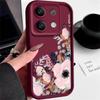 Для Xiaomi 13T Pro 11T Poco F6 X6 X5 Pro Redmi Note 13 12 4G 11 10 Pro Max чехол красивый противоударный чехол с цветочным принтом мягкий матовый силиконовый чехол для телефона