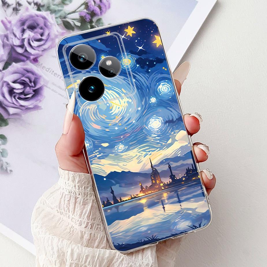 Чехол для Realme GT7 Чехол RealmeGT 7T Роскошный Популярный Расписной Чехол Мягкий Силиконовый Чехол для Телефона Для Realme GT 7 Pro GT7 T GT7T Fundas Сумки