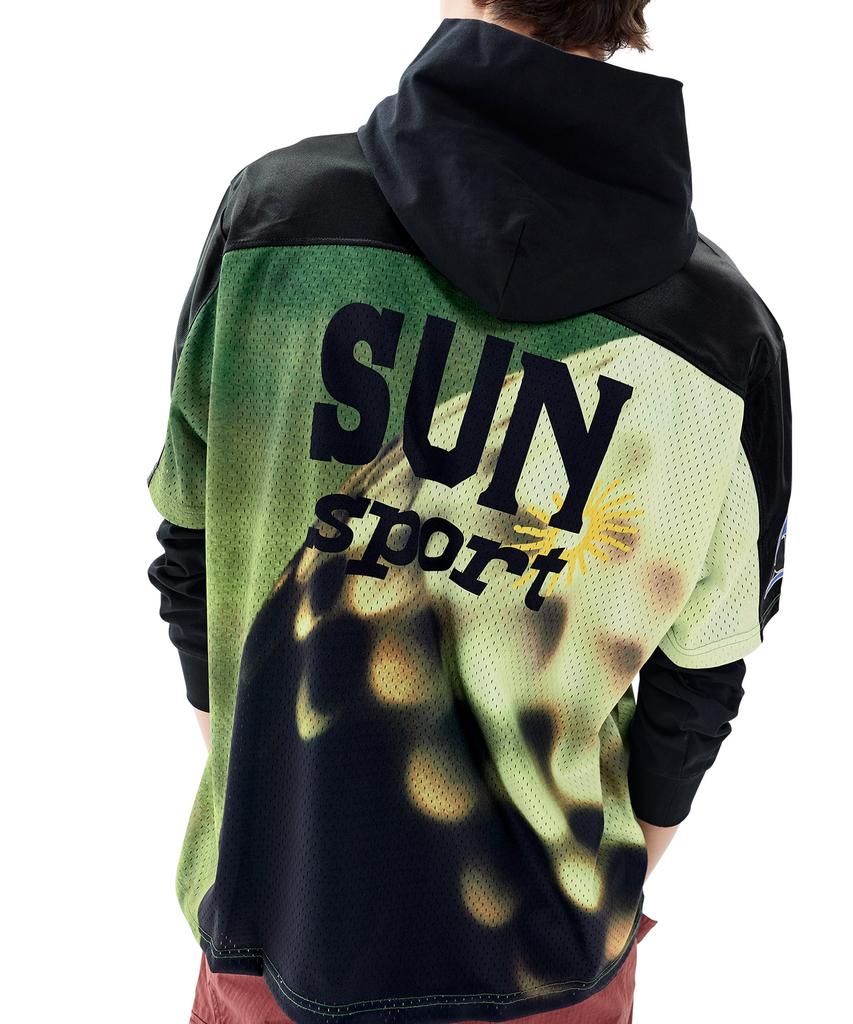 Sun Love Sun Sport Сетчатая футболка Черная