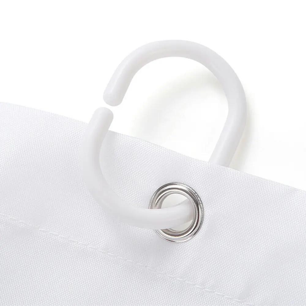 Леопардовые шторки для душа Черно-белые с принтом шкуры зебры Деревенский фермерский декоративный узор Тканевая занавеска для ванны Экран для ванной комнаты Крючки