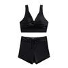 2026 New Style Solid Color Women's Separate Swimsuit - Hot Spring Beach Sexy Bikini Costume